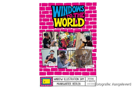 Windows to the World strijkt neer in het Maankwartier