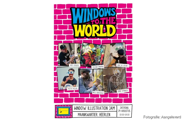 Windows to the World strijkt neer in het Maankwartier