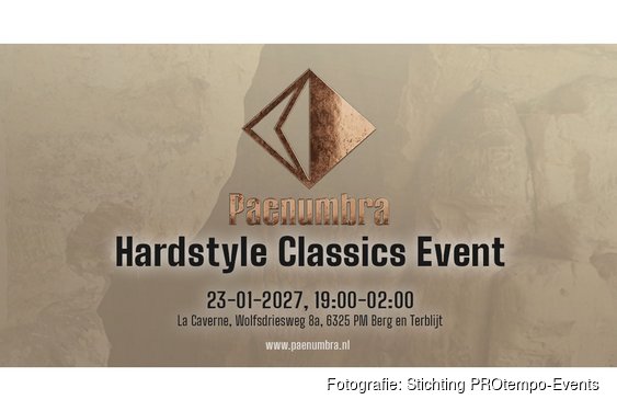 PROtempo-Events brengt grootste indoor hardstyle event PAENUMBRA naar Limburg
