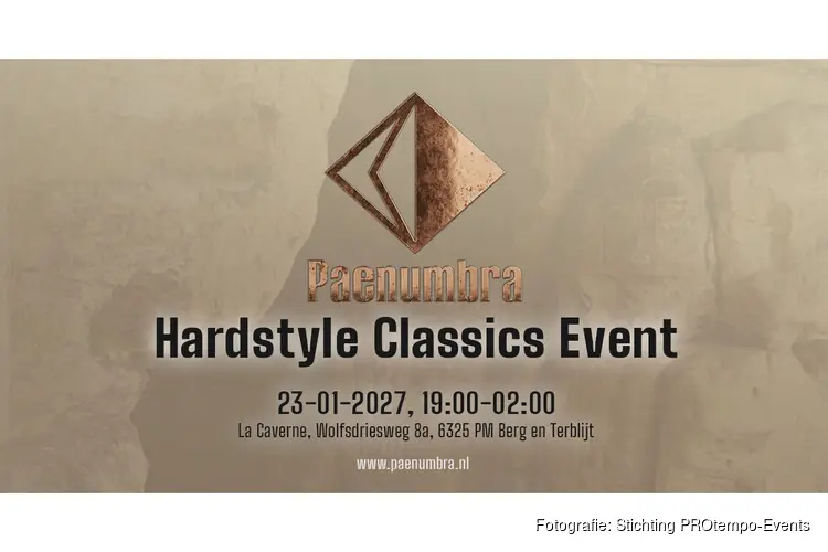 PROtempo-Events brengt grootste indoor hardstyle event PAENUMBRA naar Limburg